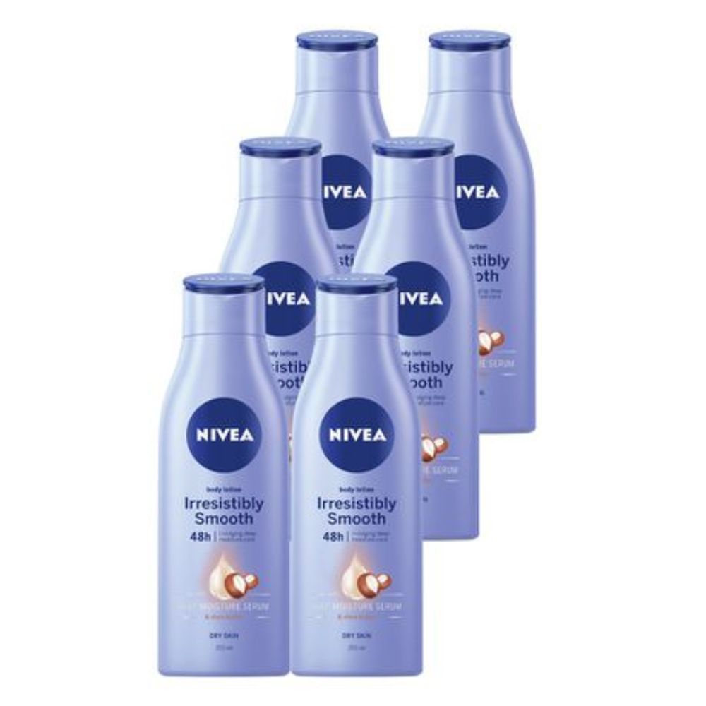 Nivea Smooth Body Lotion 250ml  - (Pack Of 6)