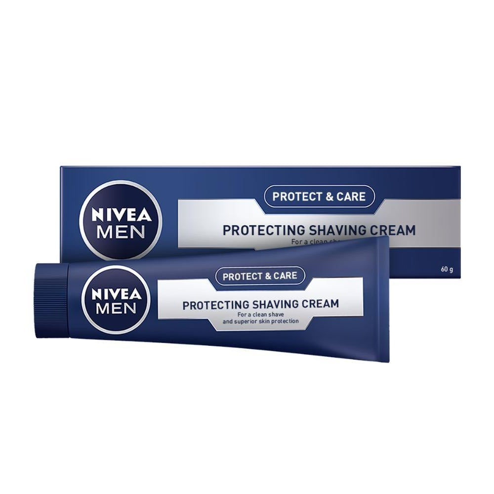 Nivea Men Protect & Care Shaving Cream 60ml - (Pack Of 6)