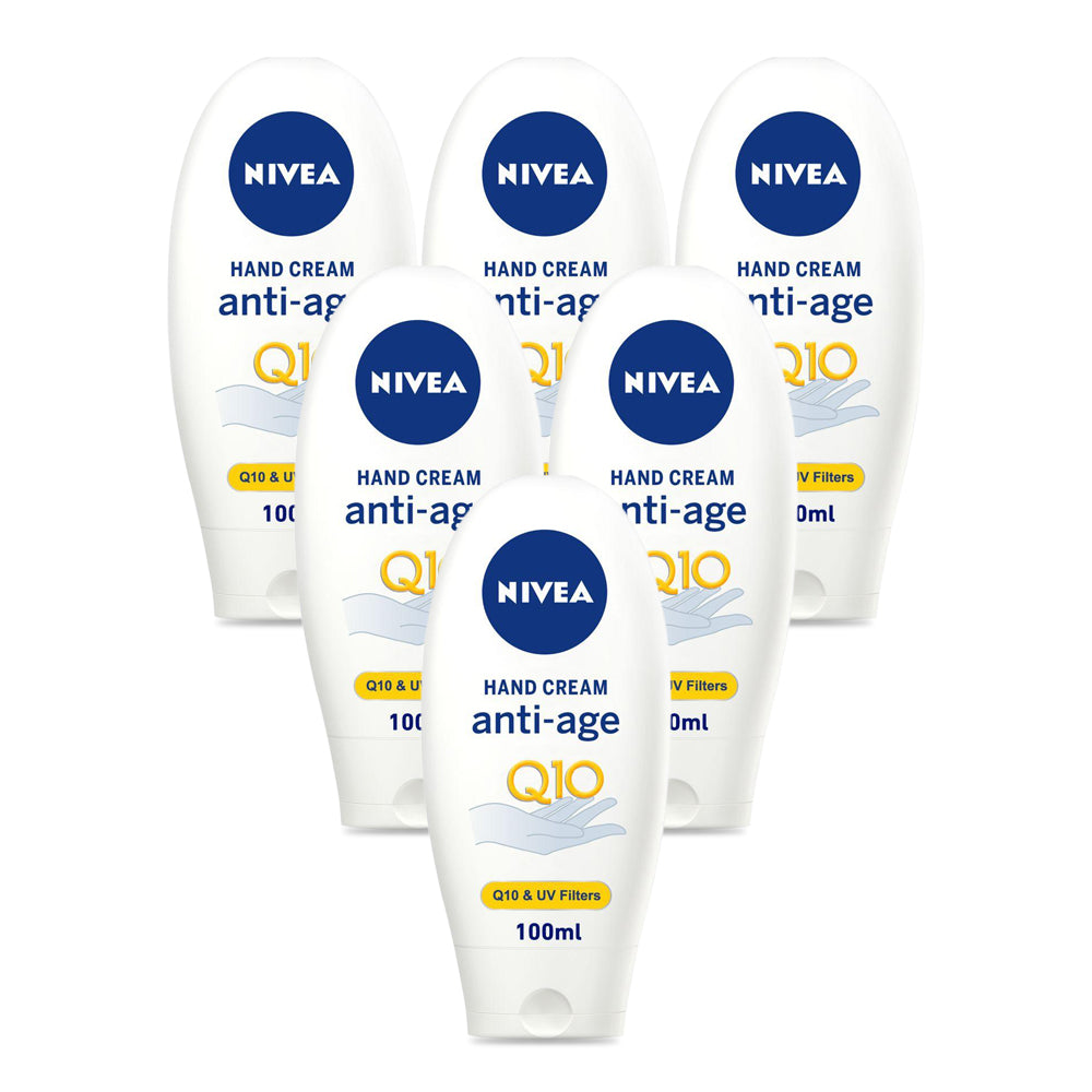 Nivea Hand Cream Age Defying Q10 Plus 100ml - (Pack Of 6)