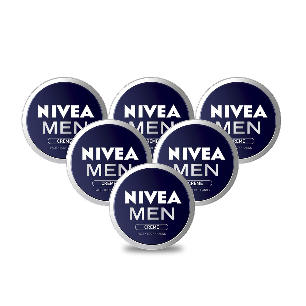 Nivea Men Creme Tin 150ml - (Pack Of 5) - Billjumla.com