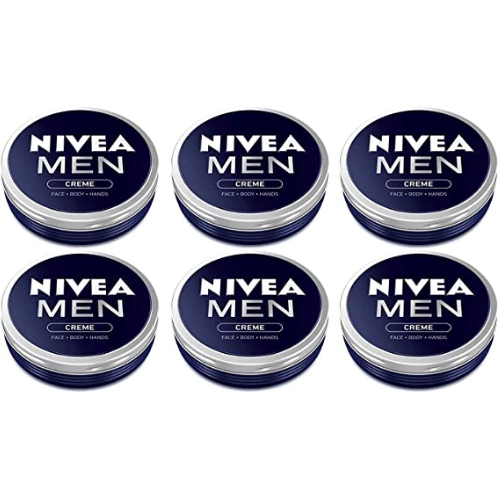 Nivea Men Creme Tin 75ml - (Pack Of 6)