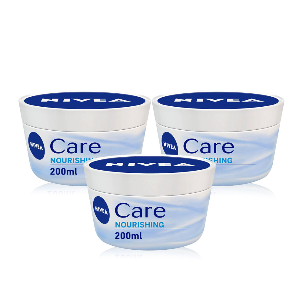 Nivea Care Nourishing Cream 200ml - (Pack Of 3) - Billjumla.com