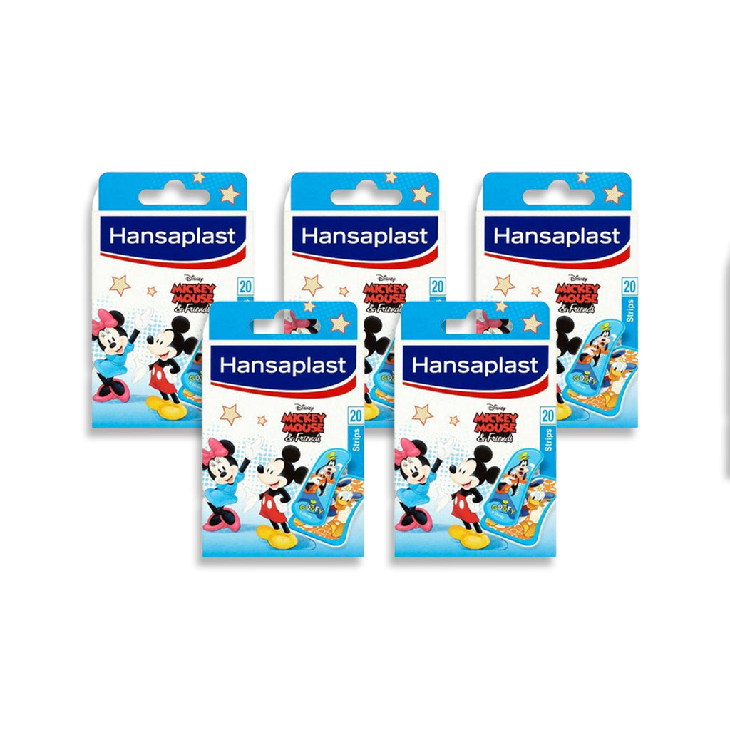 Hansaplast Mickey & Friends 20 Pieces - (Pack Of 5)