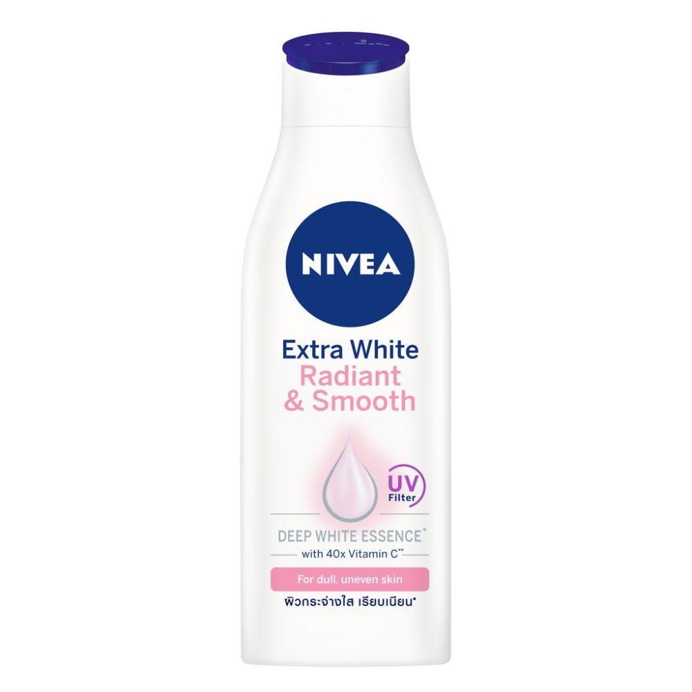 Nivea Body Lotion Extra White Radiant & Smooth 125ml  - (Pack Of 6)