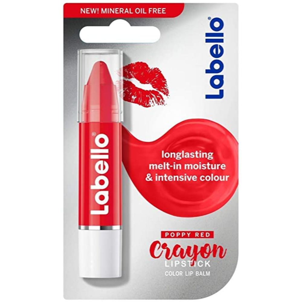 Labello Crayon Poppy Red 3G - (Pack Of 12) - Billjumla.com