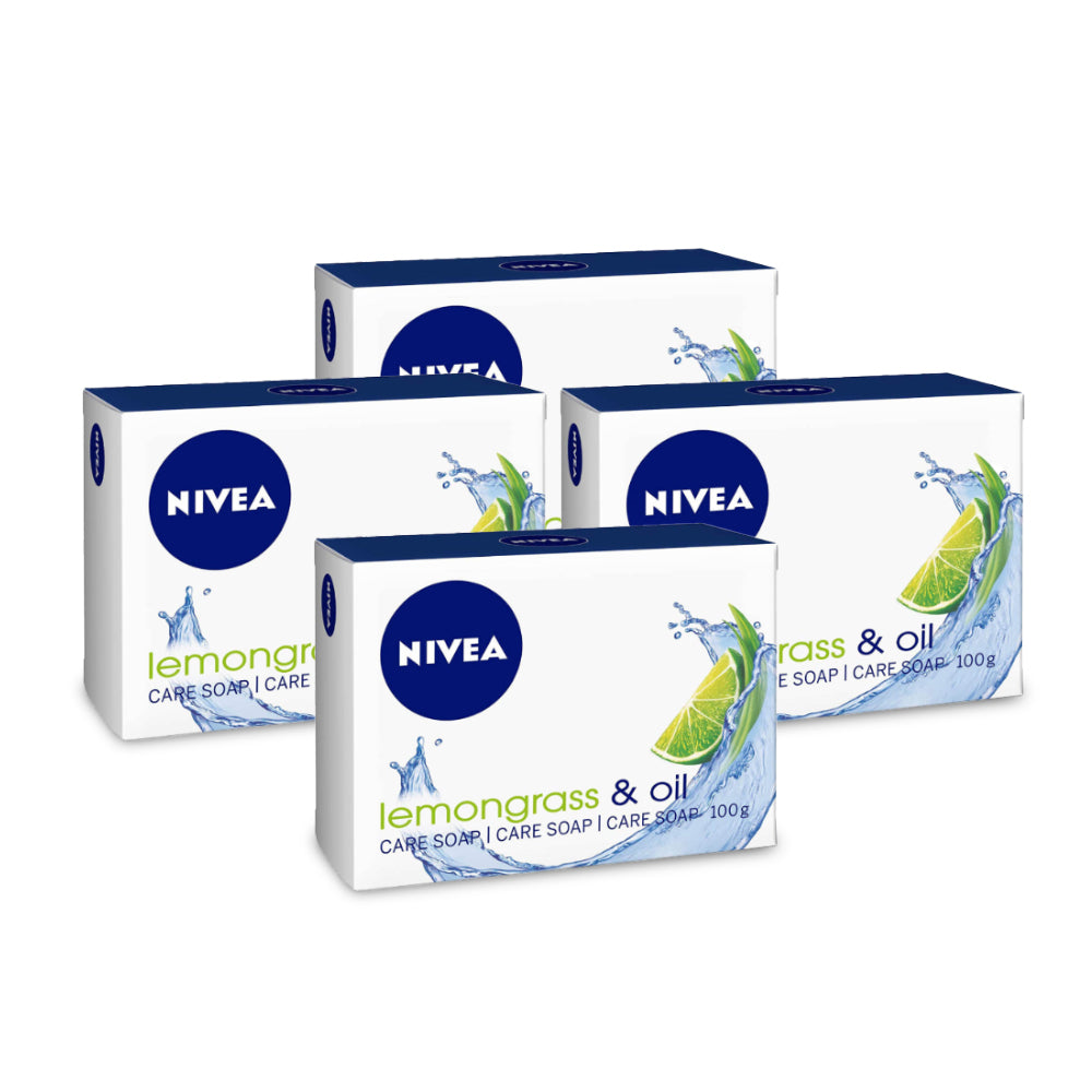 Nivea Lemongrass & Oil Soap 100g (حزمة 4)