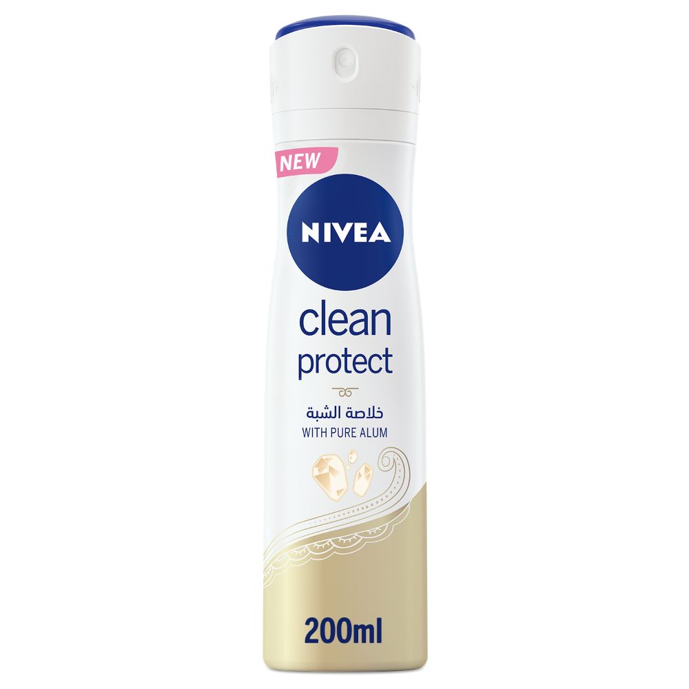 Nivea Deo Clean Protect Female 200ml - (Pack Of 6)