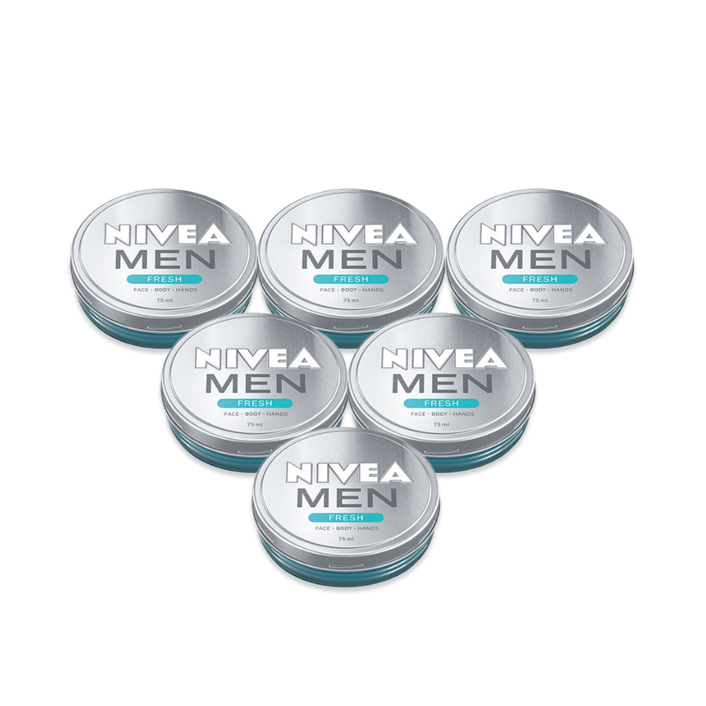 Nivea Men Cream Fresh 75ml (Pack of 6)