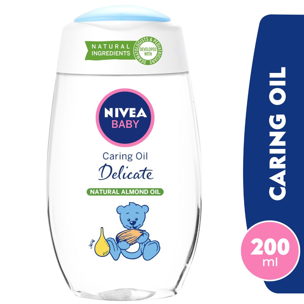 Nivea Baby Caring Oil 200ml - (Pack Of 6) - Billjumla.com
