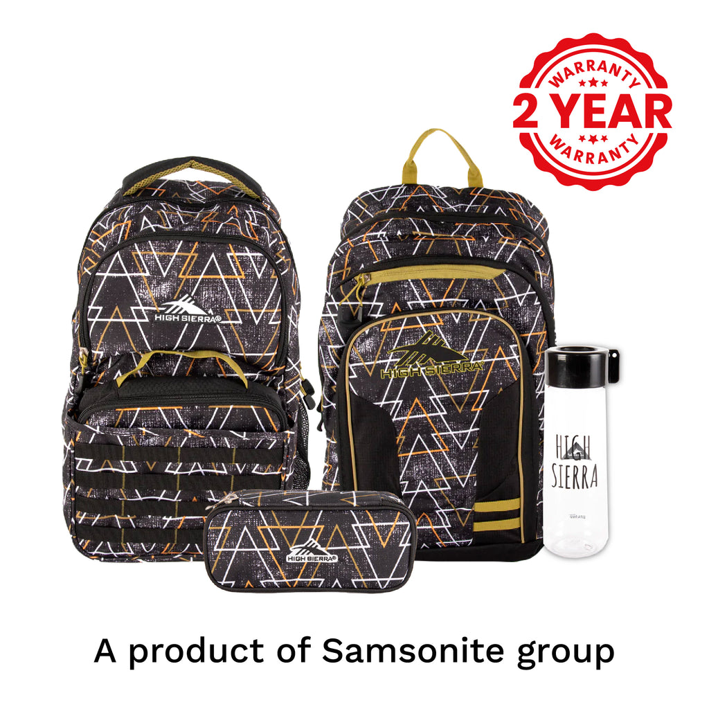 High Sierra Neo School Bundle (Backpack, Lunch Kit, Bottle)