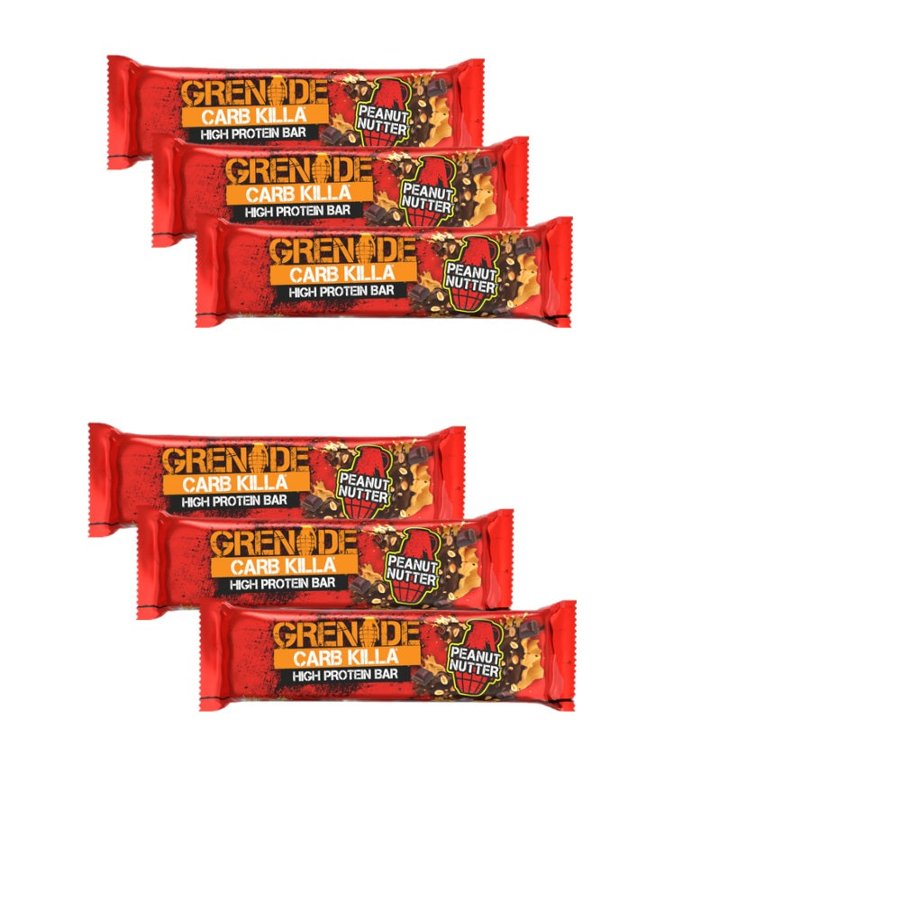 Grenade Peanut Nutter Bar 60g (Pack of 6)