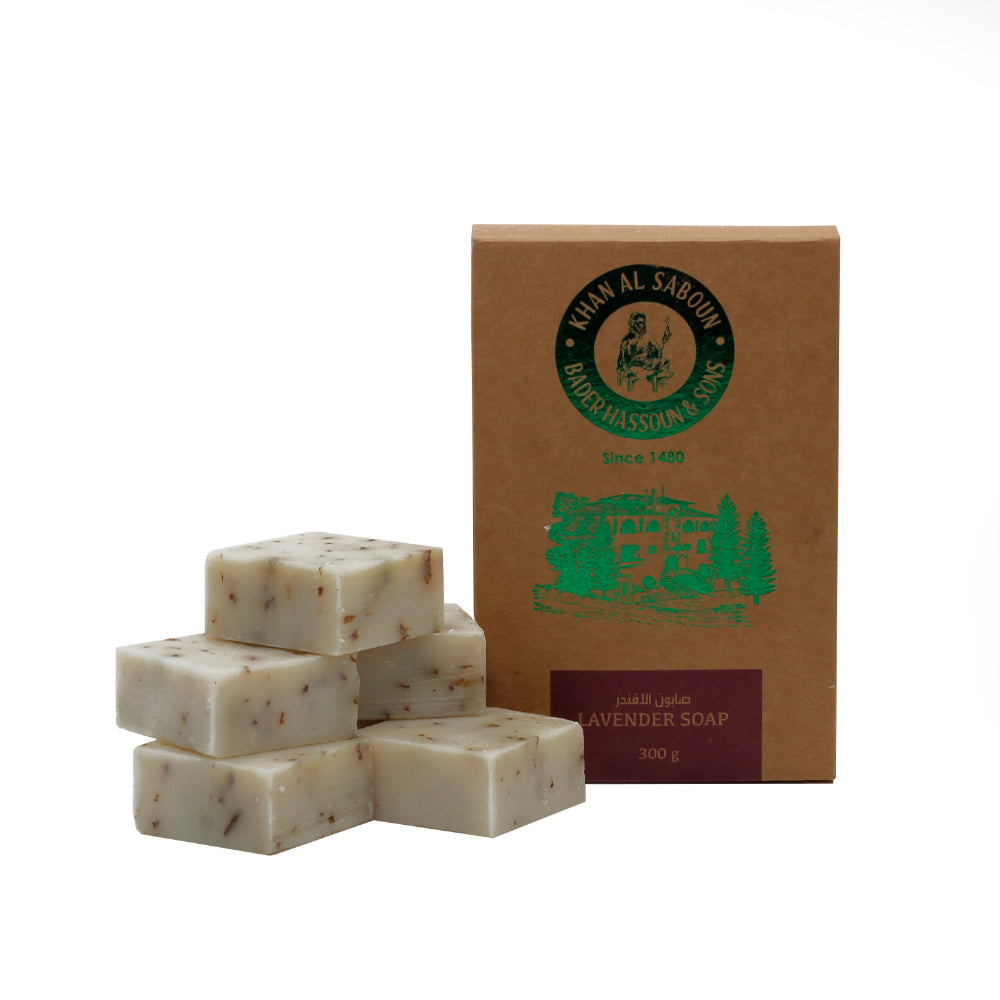 Khan Al Saboun Lavender Herbal Soap pack of 6–300g