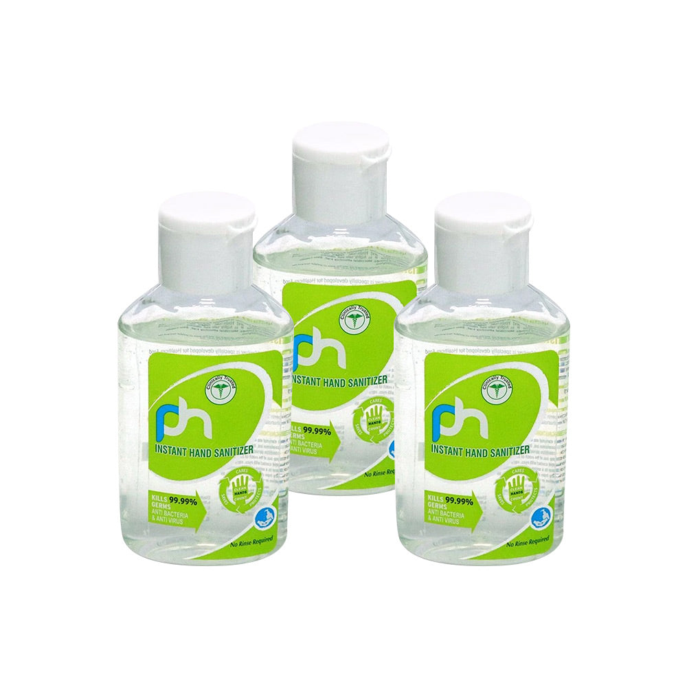 PH Instant Hand Sanitizer (Gel) 80ml - (Pack of 3)