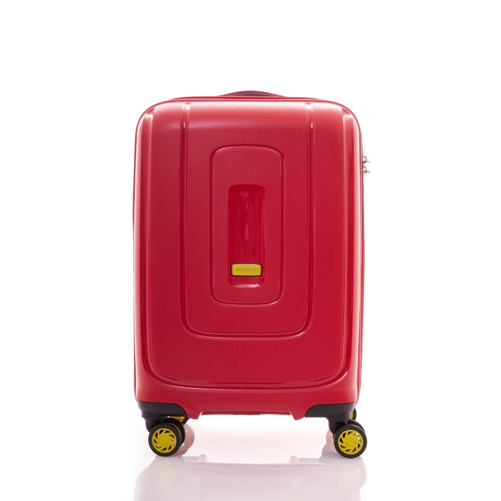 حقيبة لايتراكس الصلبة من اميريكان تورستر متوسطة الحجم 69 سم حمراء اللون
