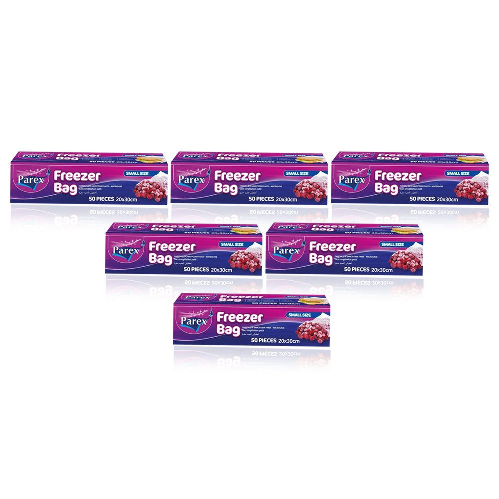 Parex Freezer Bags - Small (50 bags per Box)- Total 6 Boxes - Billjumla.com