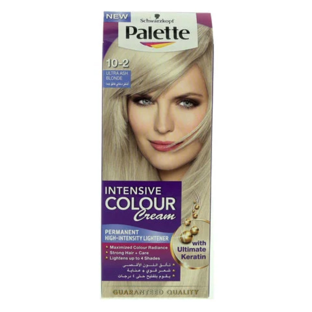 Palette Intensive Color Creme 10-2 Ultra Ash Blonde - Pack Of 10 Pieces - Billjumla.com