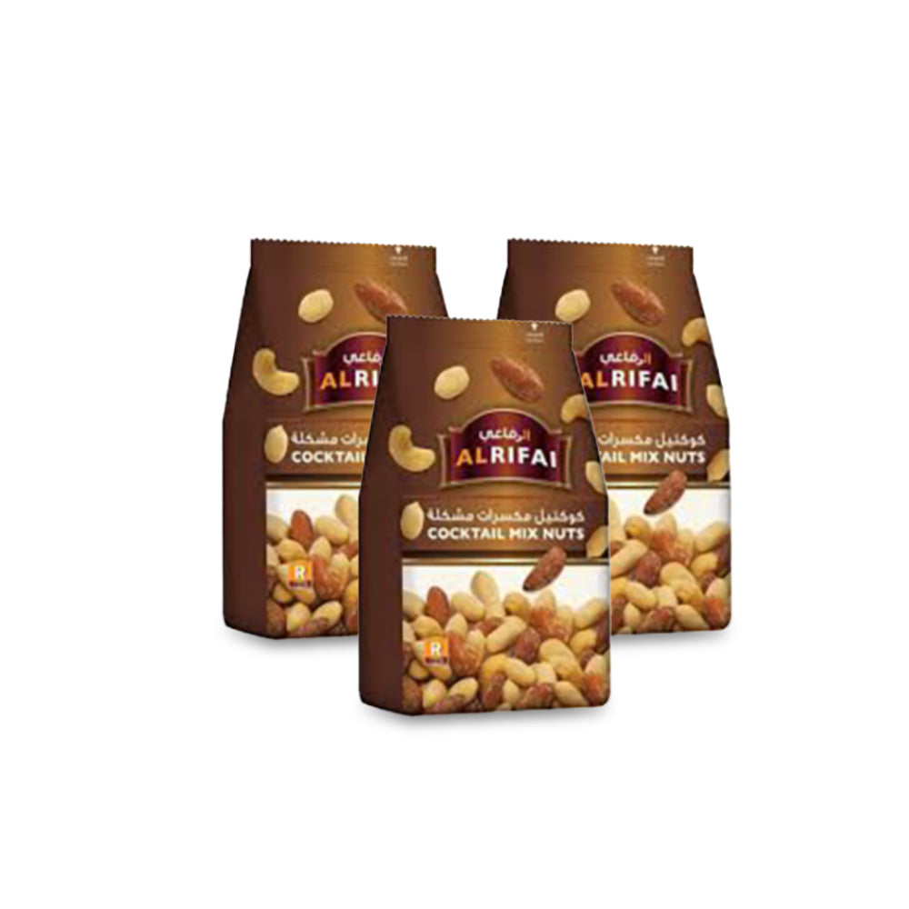 Al Rifai Cocktail Mixed Nuts 500g (Pack of 3)