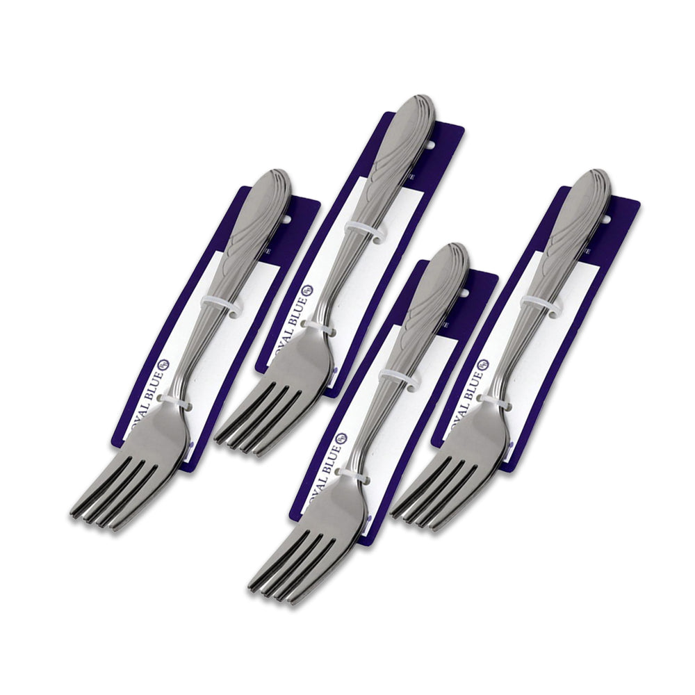 Royal Blue Fork Set of 3 - Pack of 4