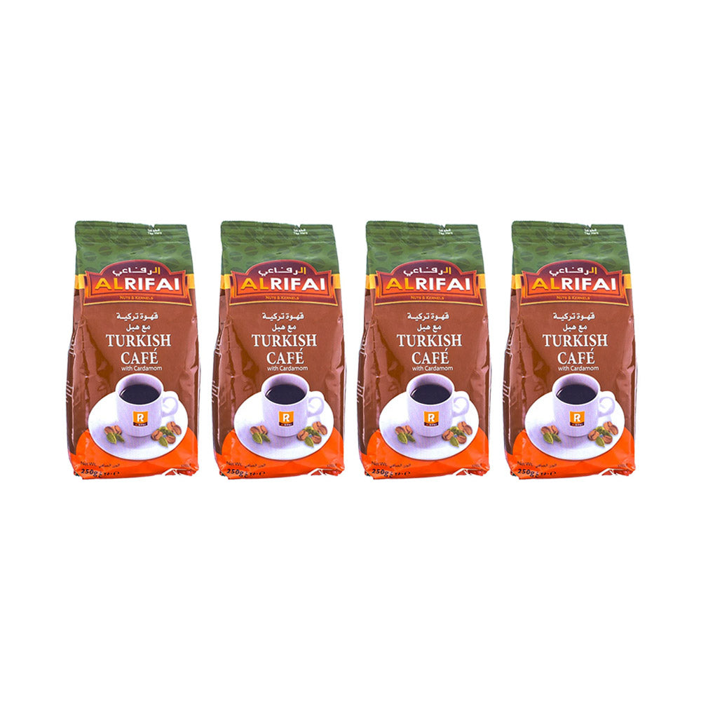 Rifai Turkish Coffee With Cardamom 250g (Pack of 4 Pieces)