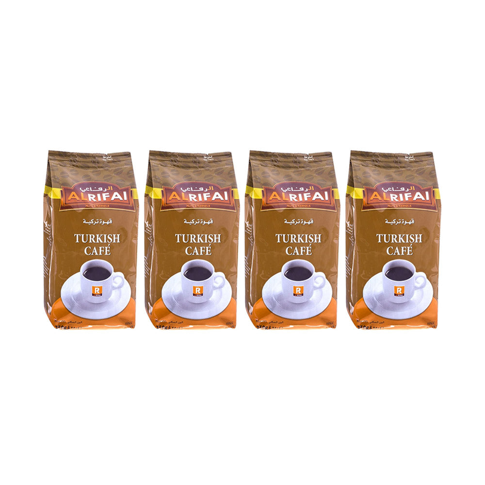 الرفاعي قهوة تركية بدون هيل 250غ - مجموعة من 4 أكياس