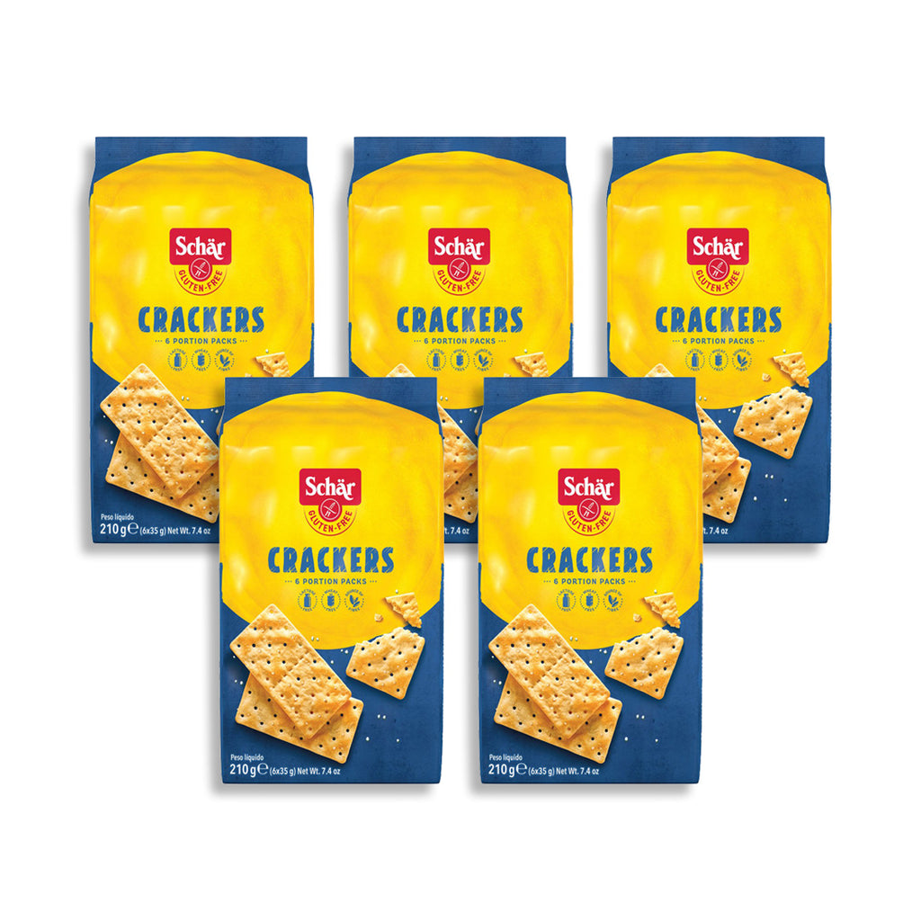 Schar Crackers Biscuits 210g (Pack of 5)