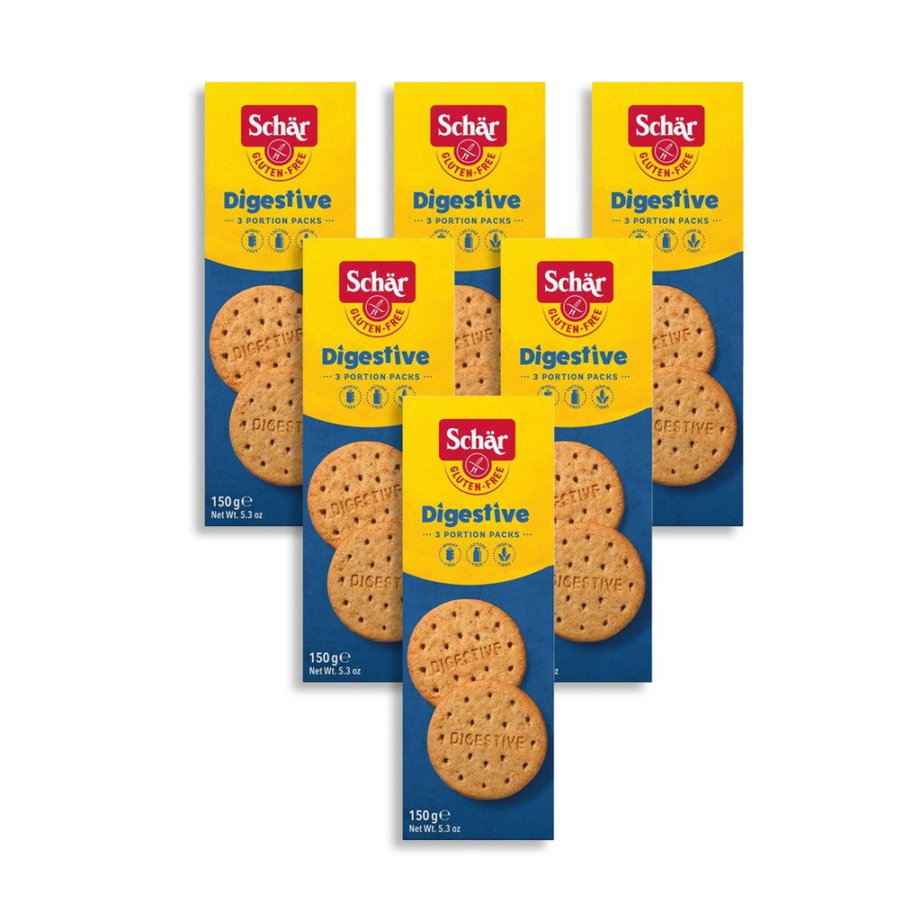 Schar Digestive Biscuits 150g (Pack of 6)
