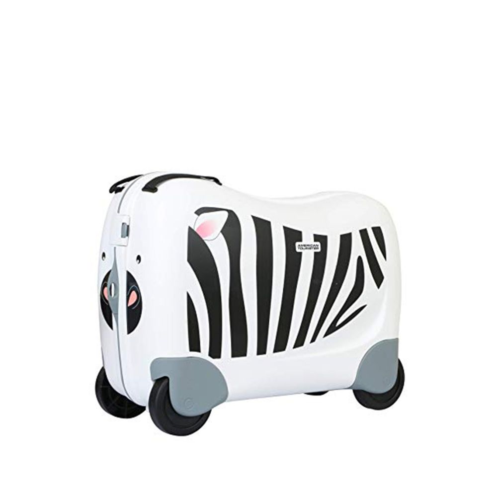 American Tourister Kids Skittle Nxt Hard Luggage-White Zebra - Billjumla.com