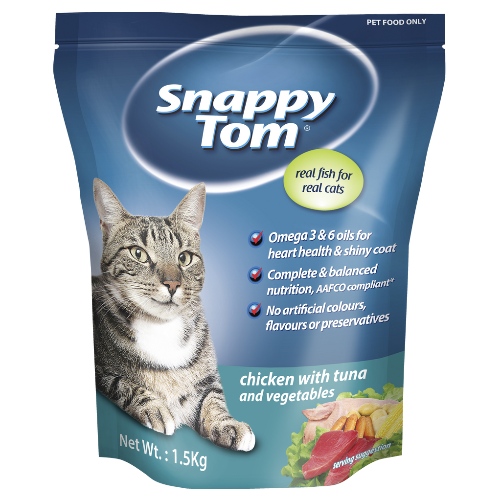 Snappy Tom Tuna With Chicken And Vegetables 1.5kg (Pack Of 2)