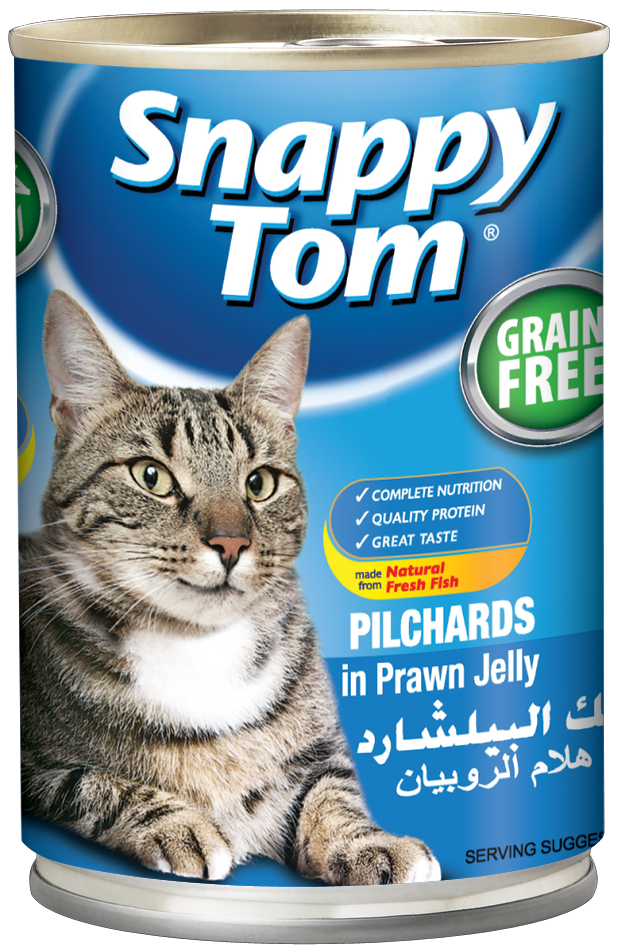 Snappy Tom Pilchards In Prawn Jelly 400g (Pack Of 3)