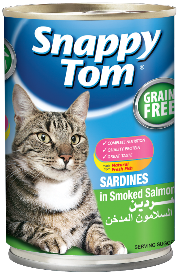 Snappy Tom Sardines In Smoked Salmon Jelly 400g (Pack Of 3)