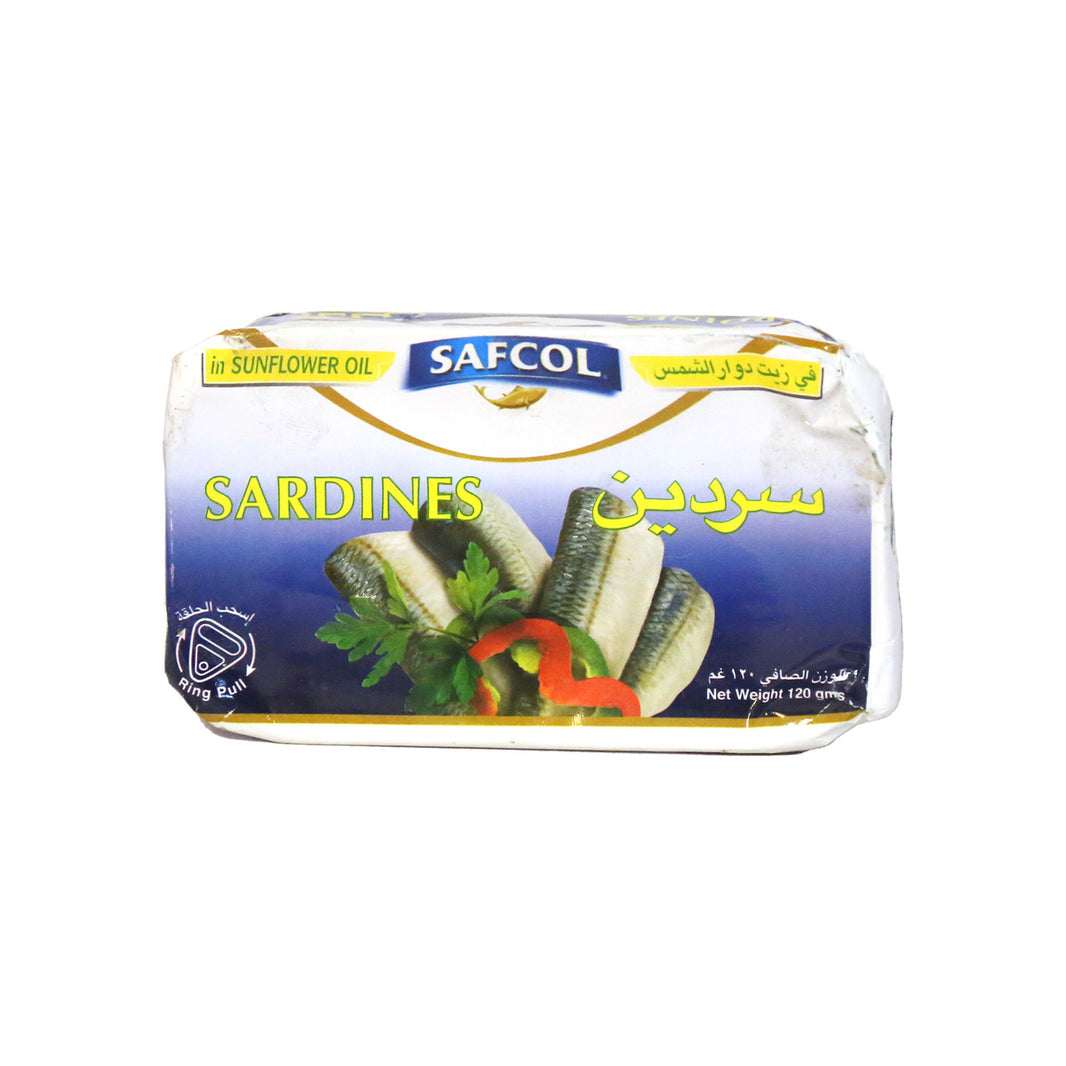 SAFCOL لحم تونة خفيف صلب في زيت دوار الشمس 170 جرام (عبوة من قطعتين)