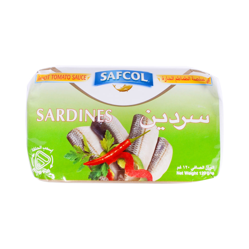 SAFCOL Sardines in tomato sauce 120 gms (Pack of 4)