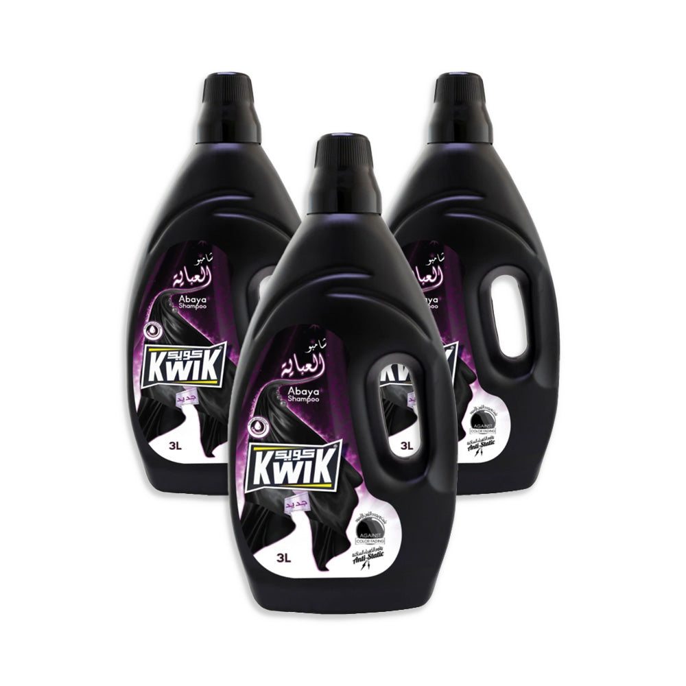 Kwik Abaya Shampoo 3 Litre (Pack of 3)