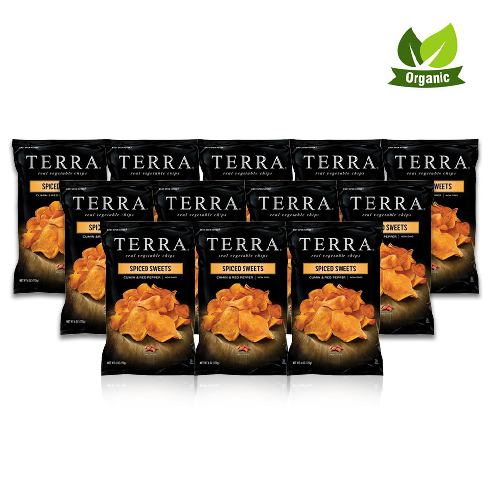 Terra Chips Spiced Sweets Cumin & Pepper 120g - (Pack of 12)