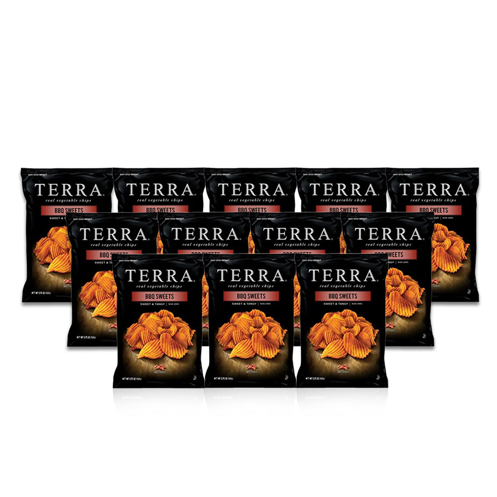 Terra Chips BBQ Sweet & Tangy 30g - (Pack of 24 Pieces)