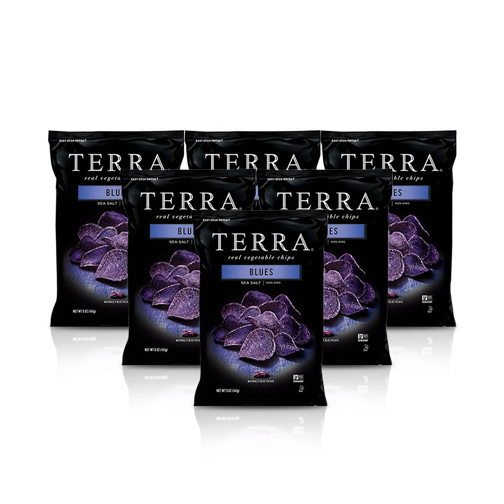 Terra Chips Exotic Blue 141g (Pack of 6 Pieces)