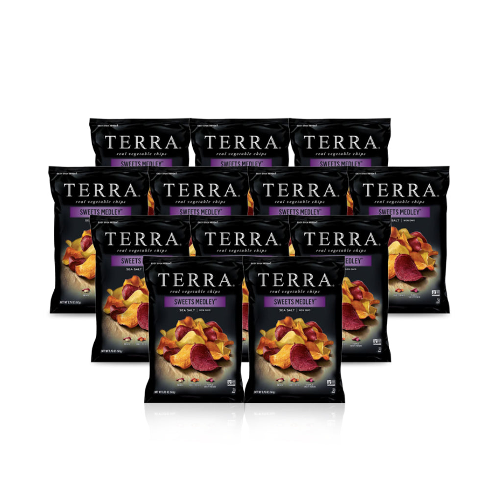 Terra Chips Sweet Medley Sea Salt 120g (Pack of 12 Pieces)