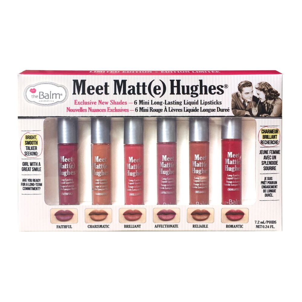 Meet Matte Hughes® Mini Longlasting Liquid Lipsticks Vol 2 (1 Pack of 6 Pieces) - Billjumla.com