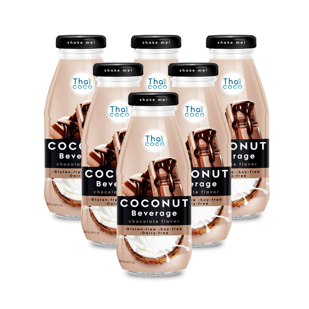 Thai Coco Coconut Milk Drink (Chocolate) 280Ml (Pack Of 6 Pieces)