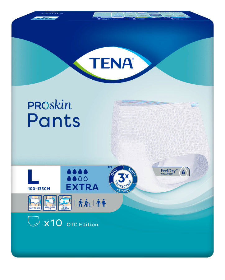 TENA Pants Large Extra 10pcs (Pack of 2)