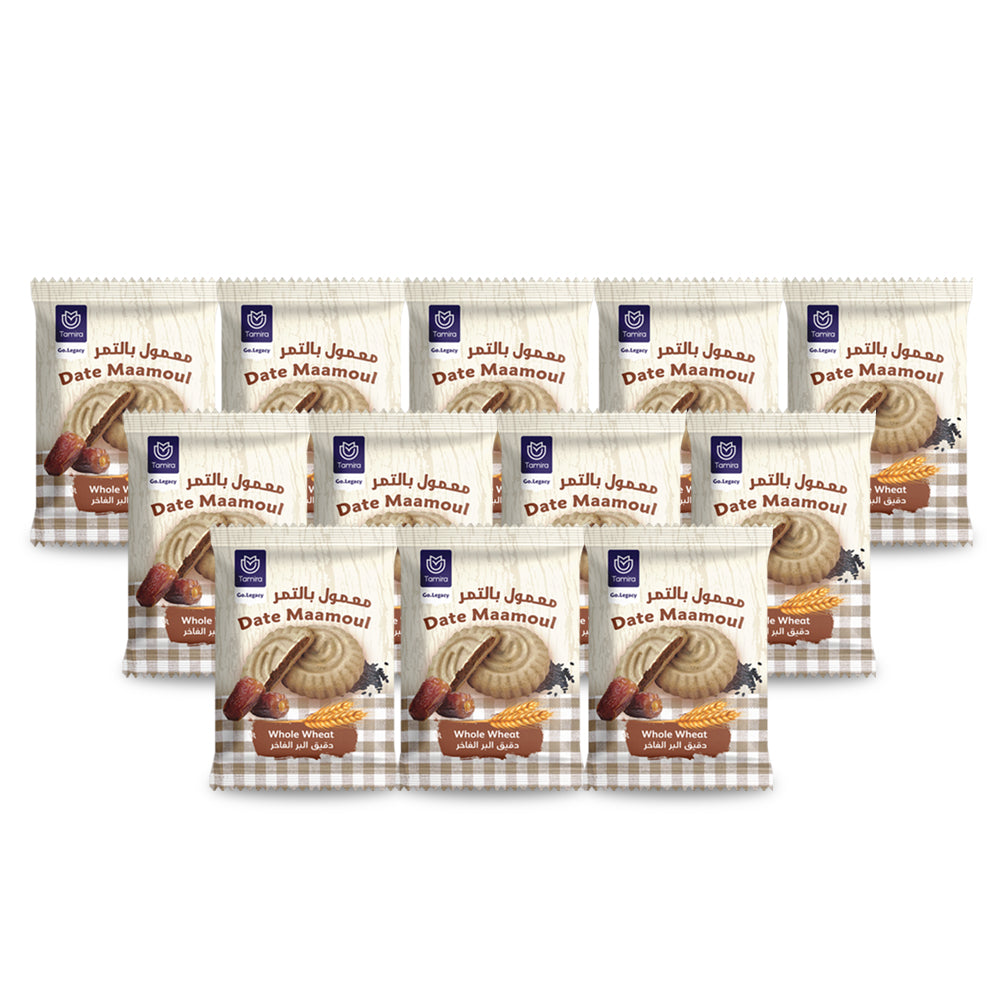 Tamira Date Mamoul 16g Whole Wheat (Pack Of 96 Pieces)