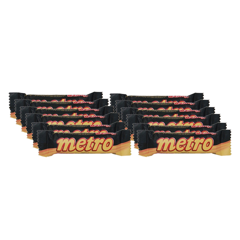 Ulker Metro Chocolate 25g - (3 Packs of 24 Pieces -Total 72 Pieces)