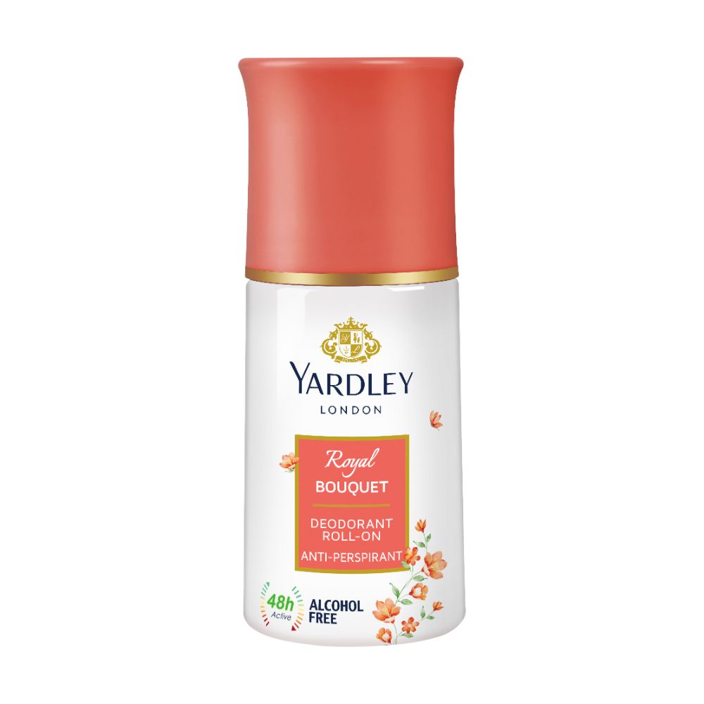 Yardley Roll On Royal Bouquet 50ml (Pack of 3)