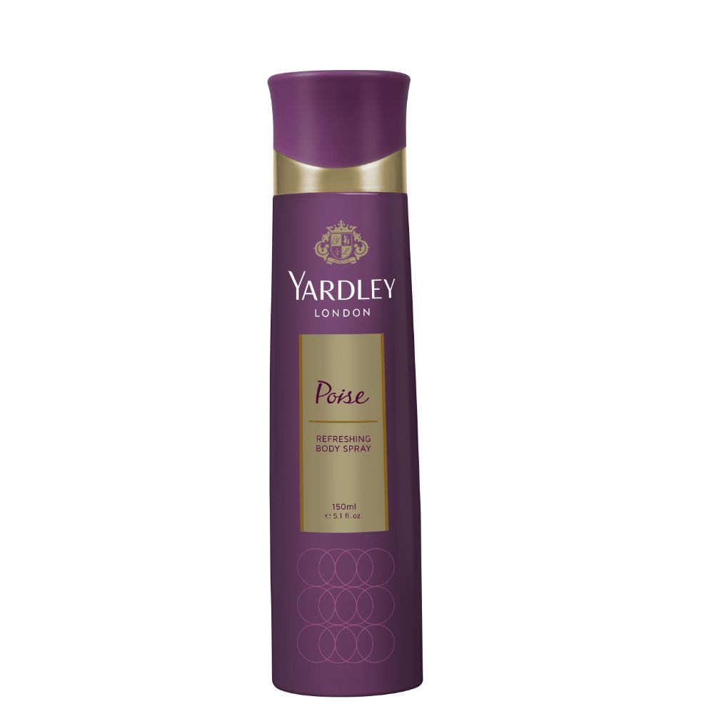Yardley Poise Bodyspray 150ml (Pack of 3)