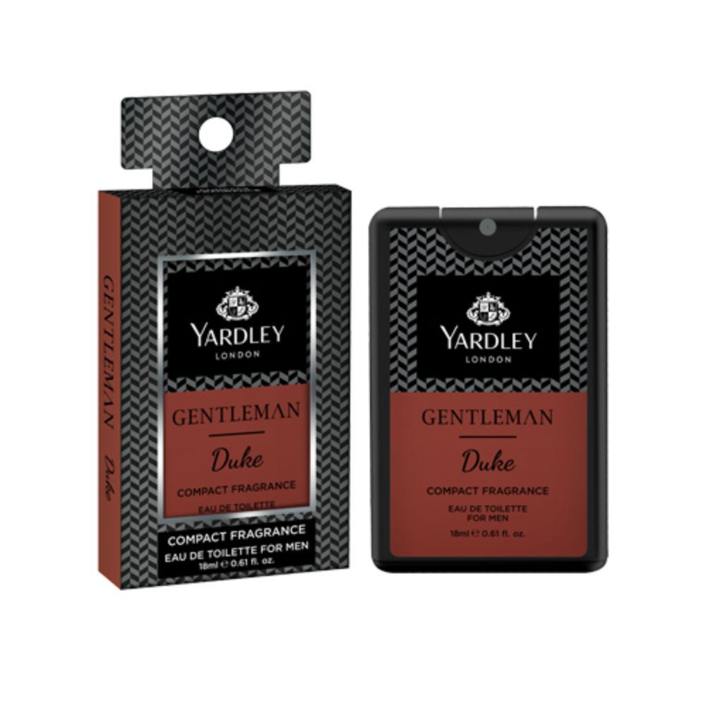 Yardley Gentleman Duke Compact Perfume 18ml (Pack of 3)