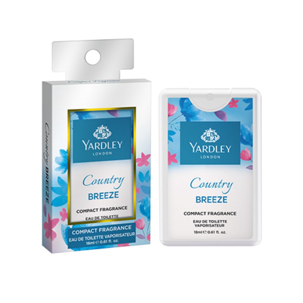 Yardley Country Breeze Compact Perfume 18ml (Pack of 3)