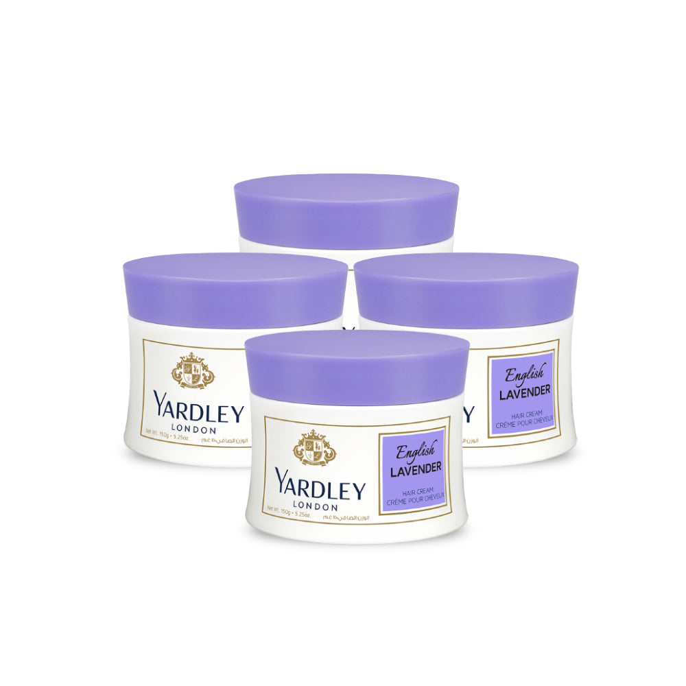 Yardley Hair Cream Lavender 150g - Pack of 4