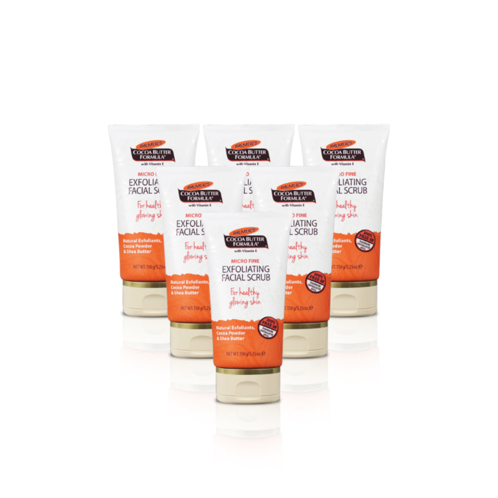 Palmers Cocoa Butter Micro Fine Exfoliating Facial Scrub 147g (Pack Of 6)