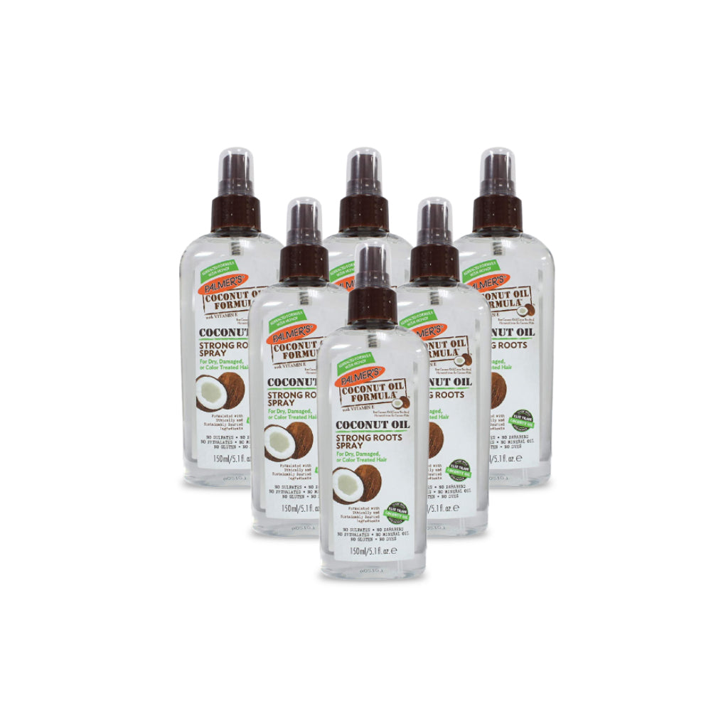 Palmers Coconut Oil Strong Roots Spray 145g (Pack Of 6)