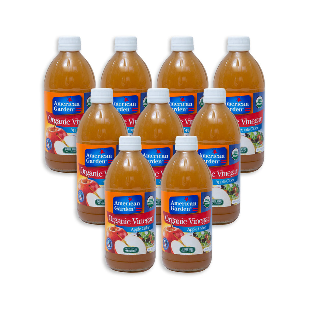 American Garden Organic Apple Cider Vinegar 473g - (Pack of 9)